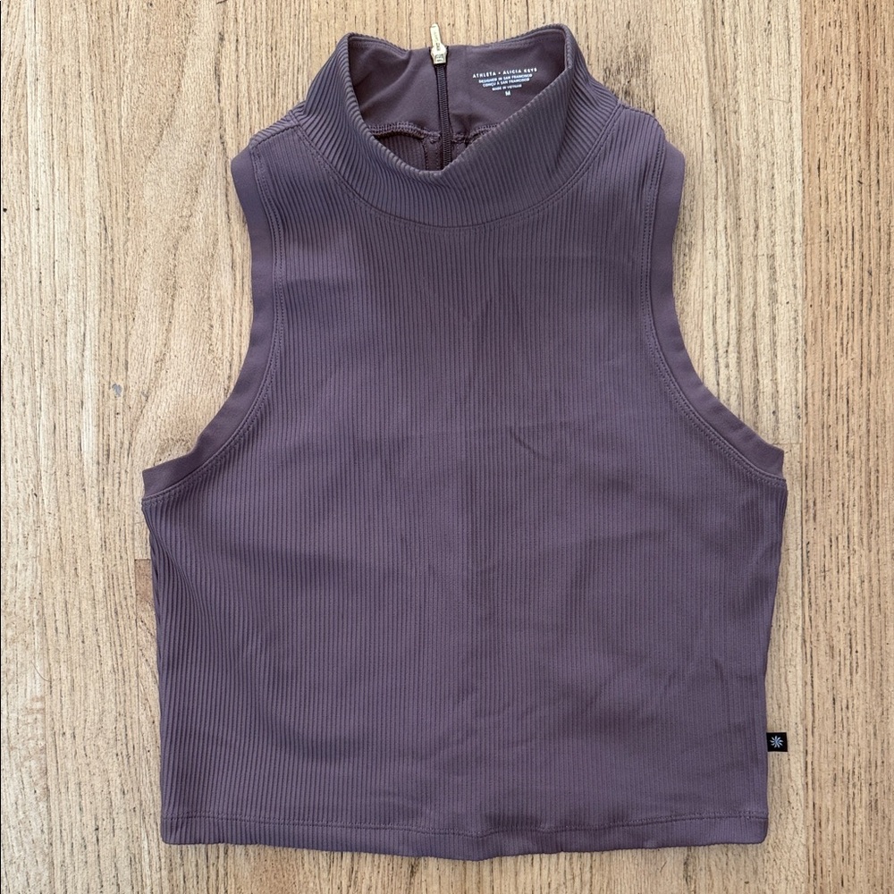 Athleta x Alicia Keys Ribbed Mock Neck